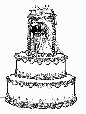 Elegant Wedding Photo Album on Elegant Wedding Cake Clipart For Fr Gif Picture By Jgm66   Photobucket