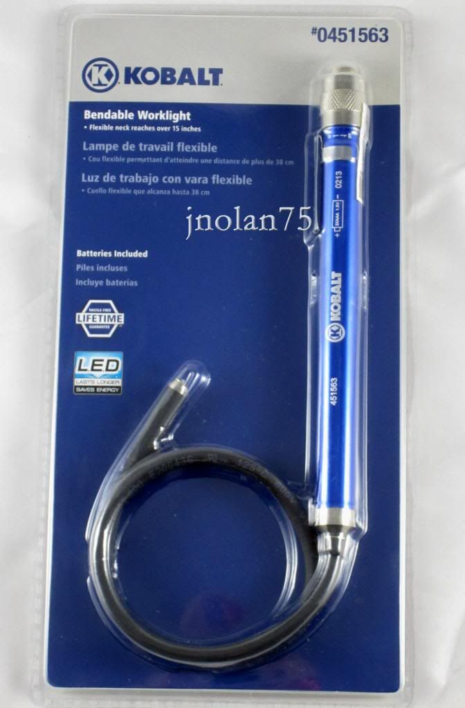 22" KOBALT 360° Flexible Bendable Neck LED Flashlight Work Light