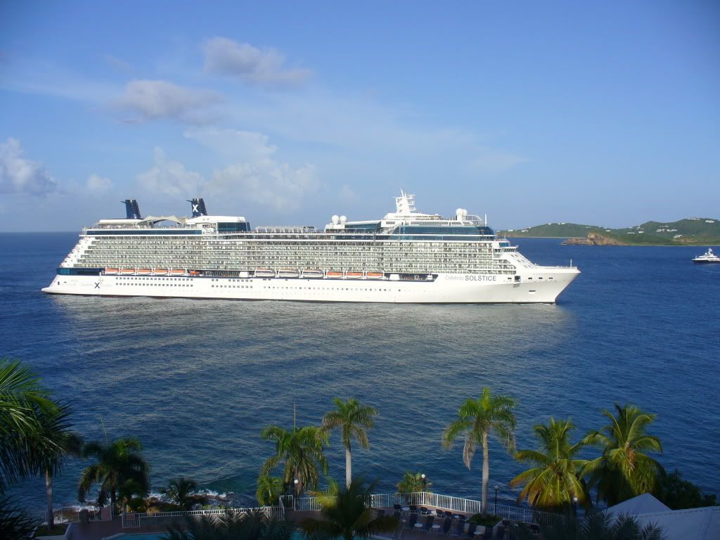 P1030270.jpg From balcony, ship arriving into harbor, St. Thomas picture by katied456