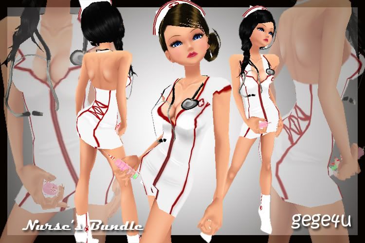 nurse white bundle