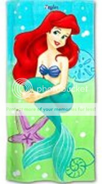  Little Mermaid Ariel Beach Towel 30 x 60