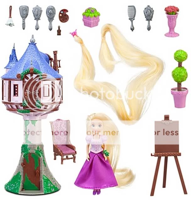  Princess Tangled Rapunzel Tower Play Set    18 Pc.  