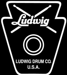 Ludwig Accent 5 Piece Drum Kit W/cymbals & Hardware White With Black ...